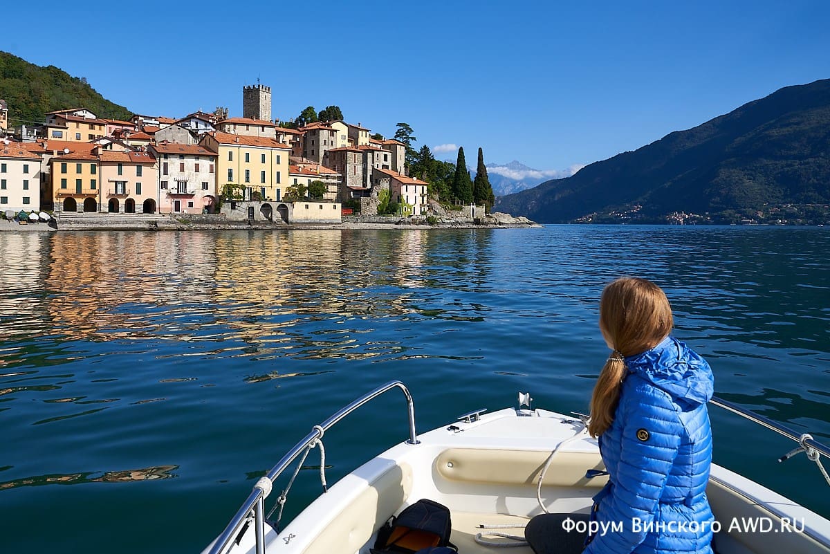 Прогулка по озеру Комо на катере