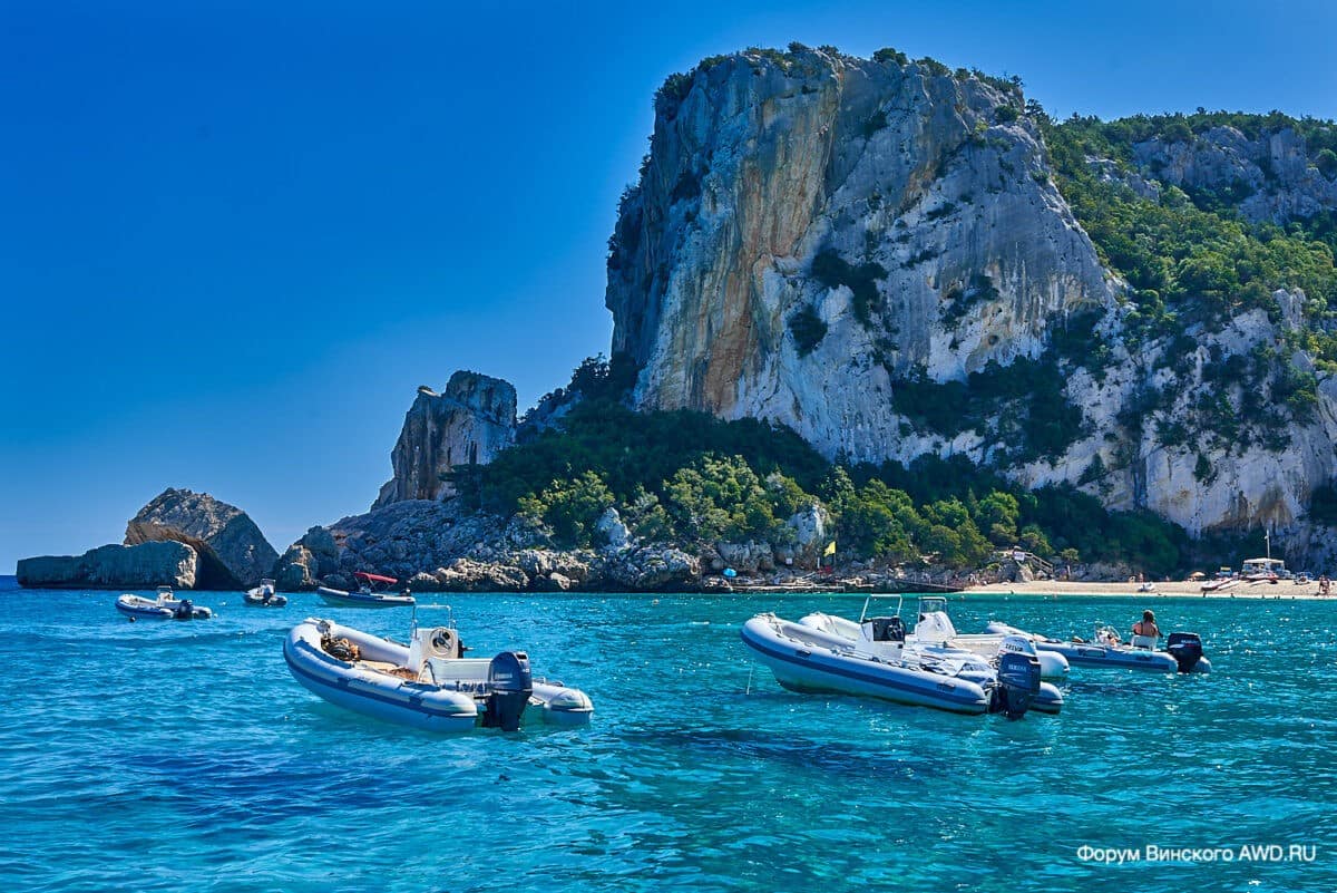 Пляжи Баунеи Сардиния