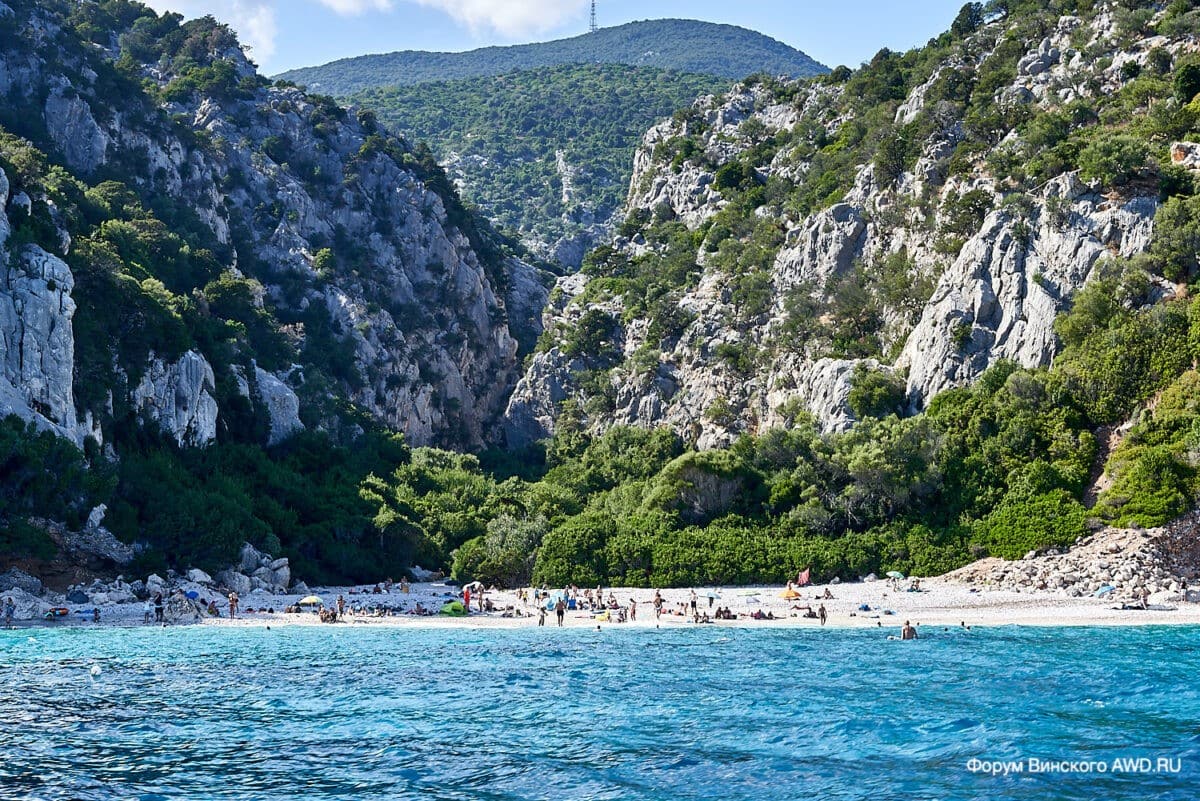 Пляжи Баунеи Сардиния