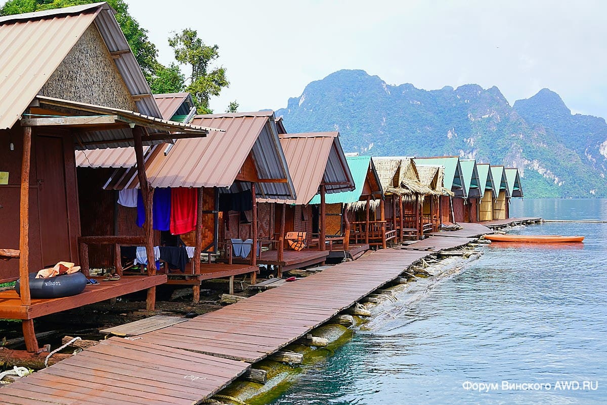 Озеро Чео Лан в парке Као Сок