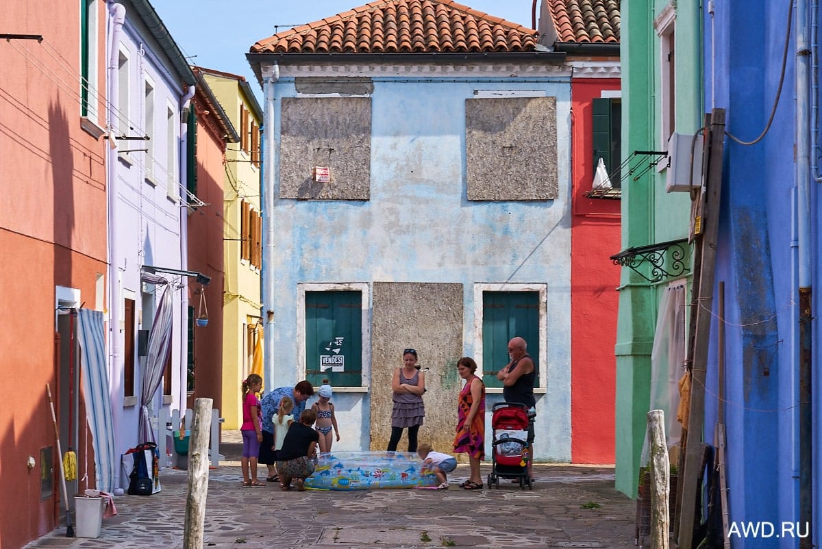 Бурано Италия фото