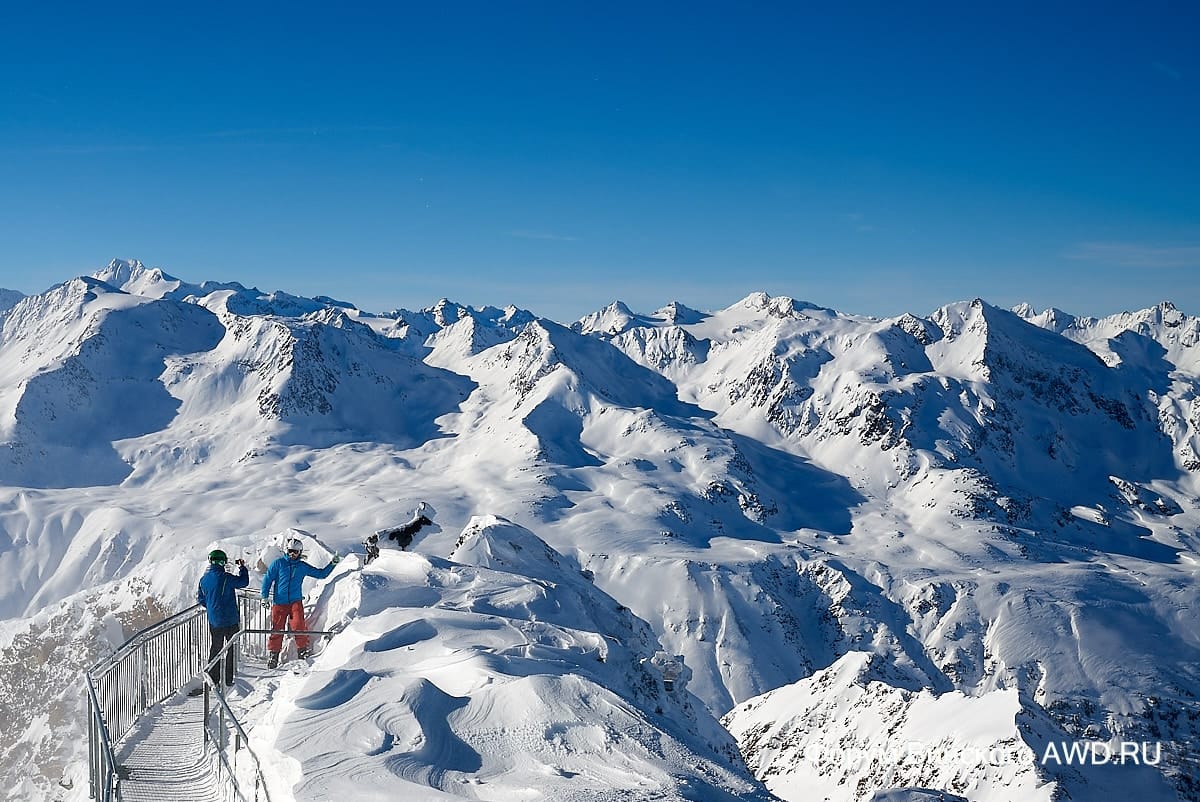 Горные лыжи в Австрии. Январь 2018