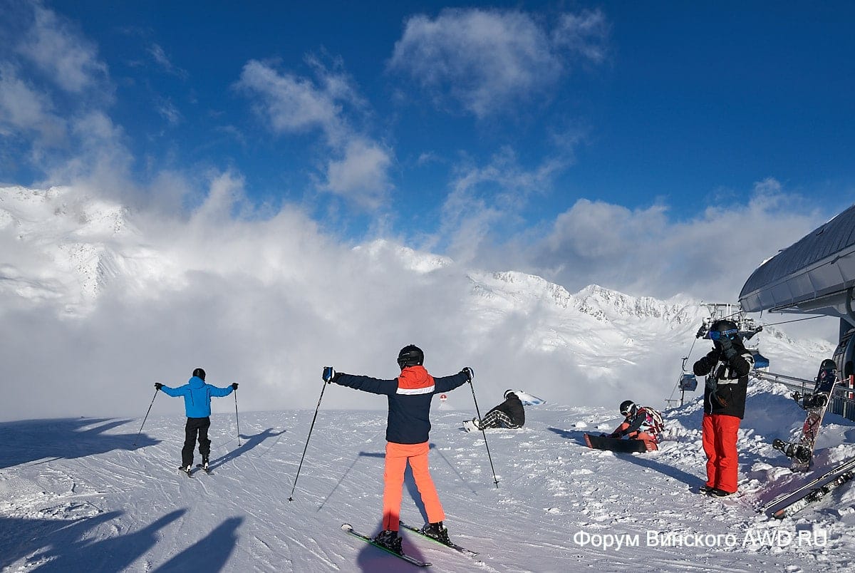 Горные лыжи в Австрии. Январь 2018