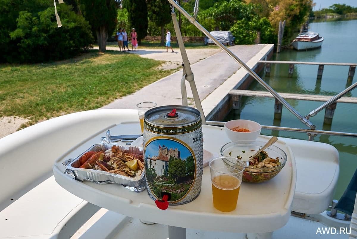 Марины и стоянки в лагуне Венеции