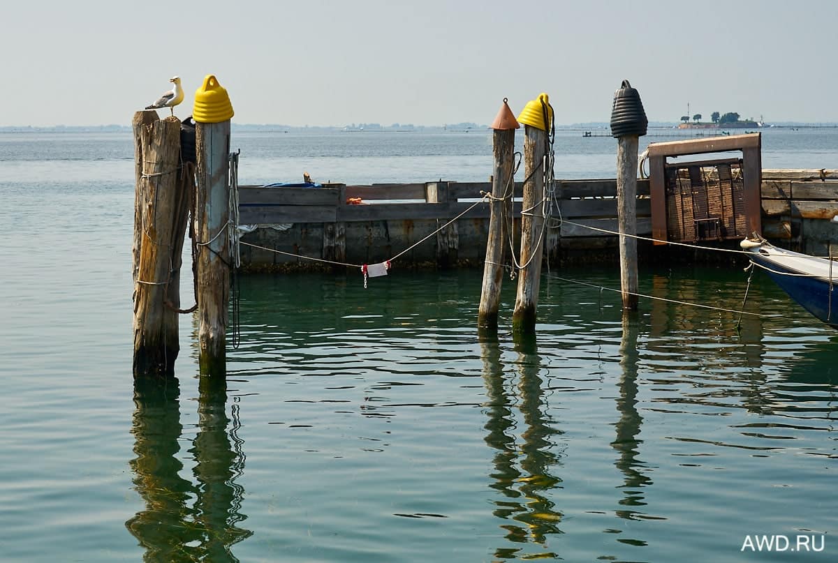 Марины и стоянки в лагуне Венеции