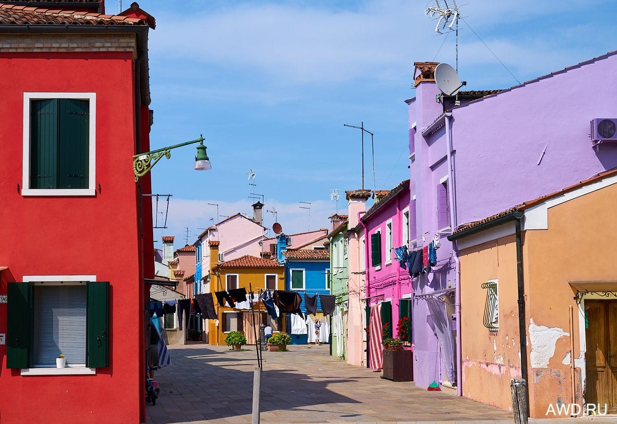 Бурано разноцветный город