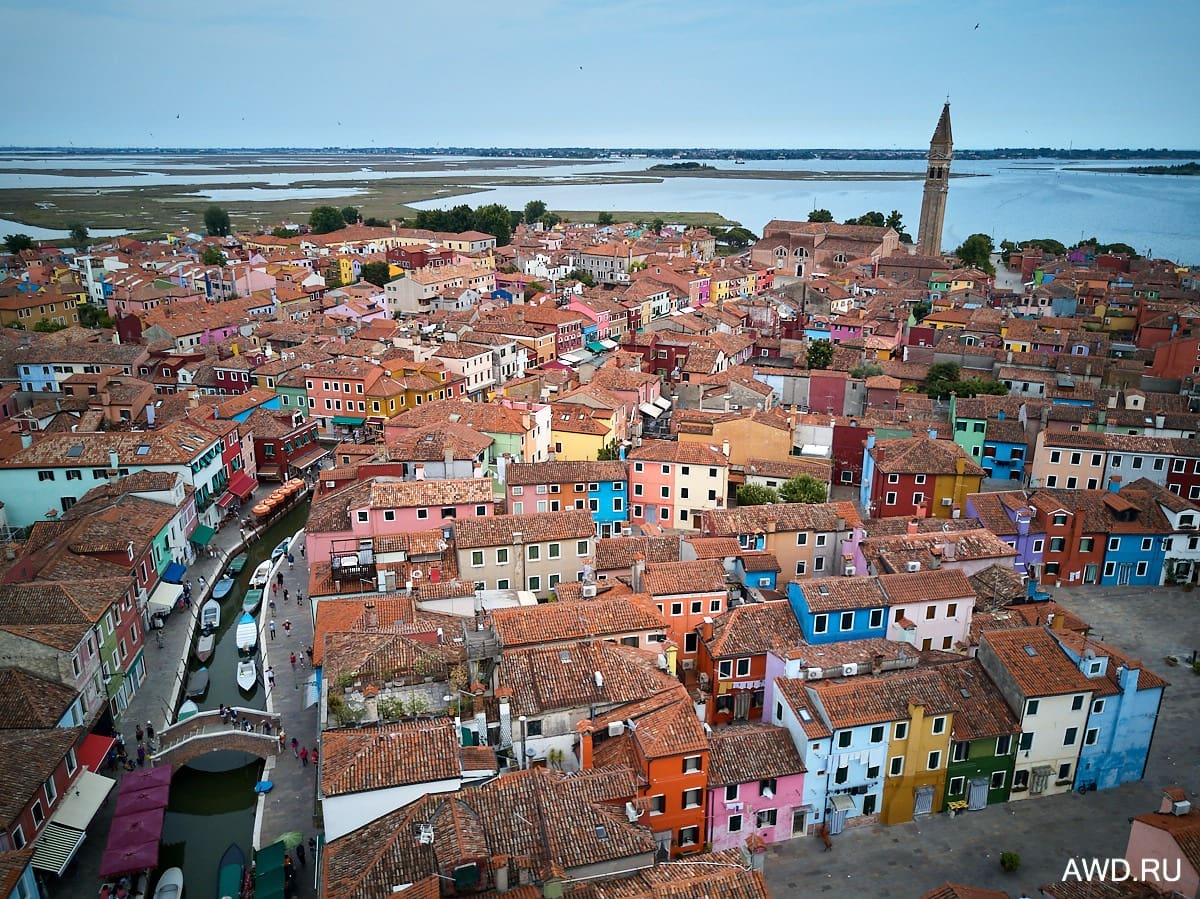 Бурано разноцветный город