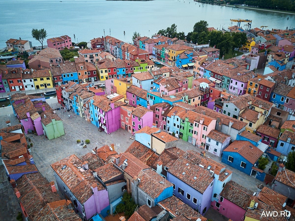 Бурано разноцветный город