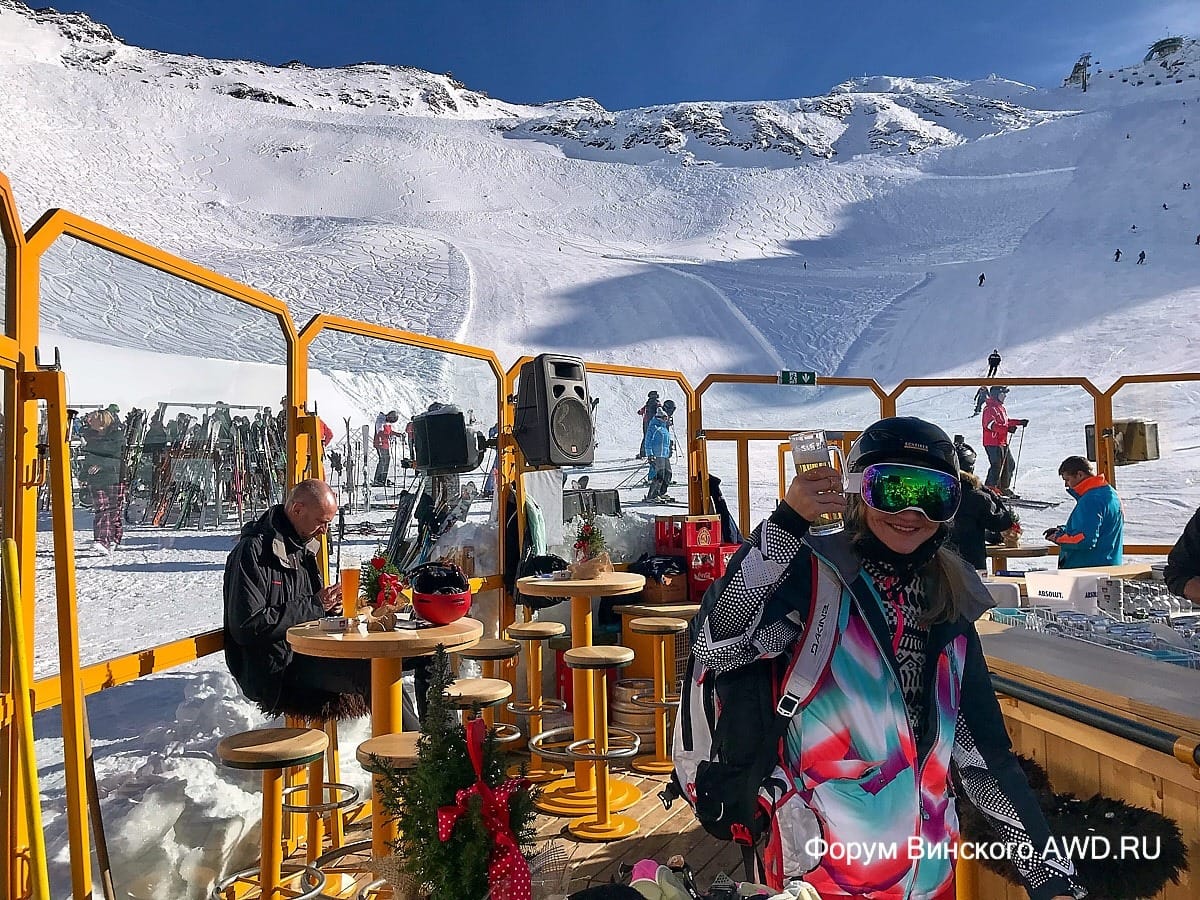 Горные лыжи в Австрии. Январь 2018