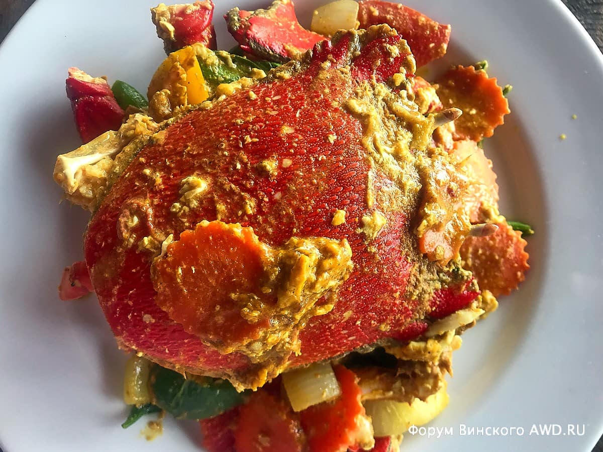 Красные крабы на Пхукете