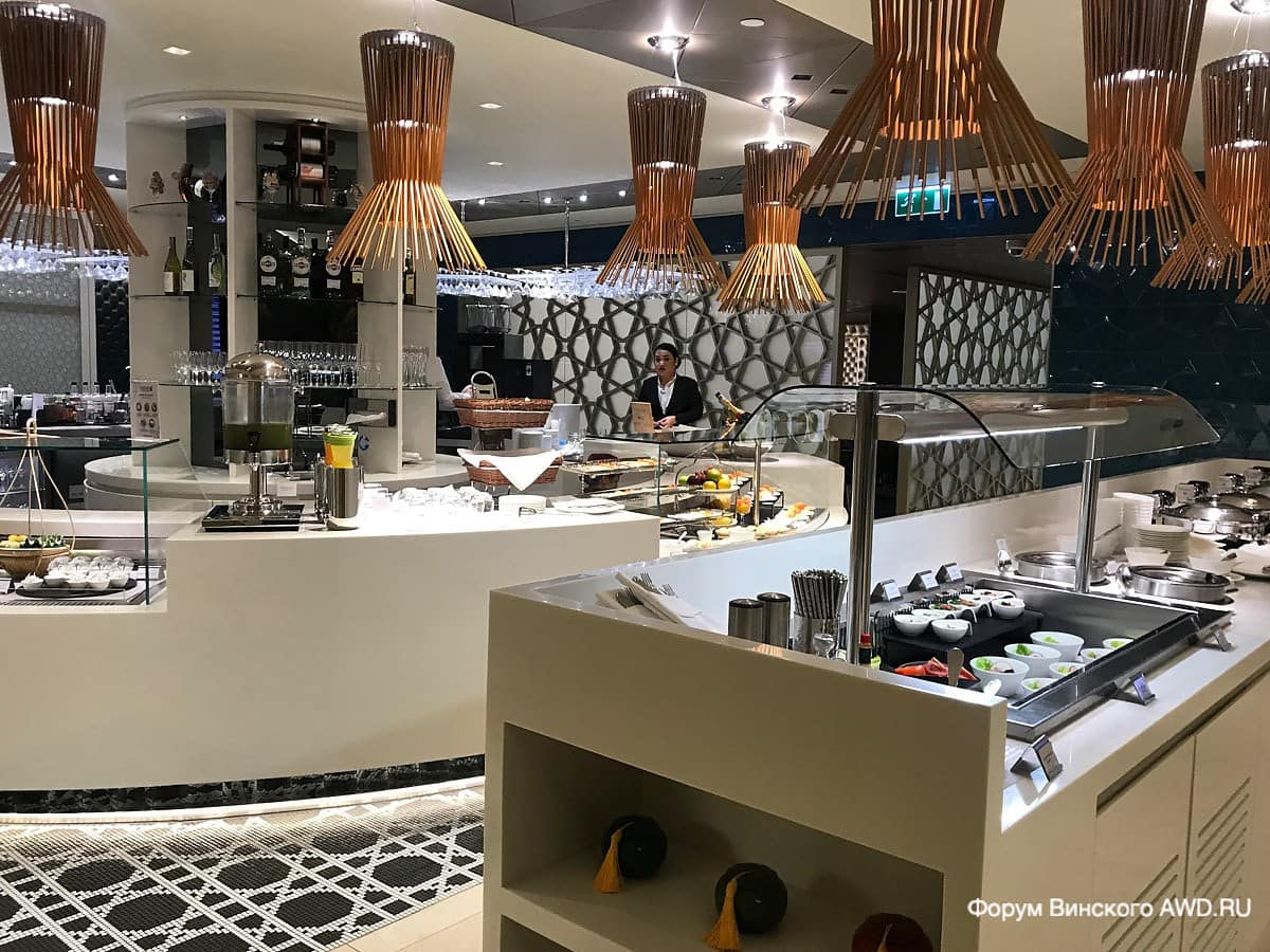 Бизнес зал Qatar Airways в аэропоту Бангкока (BKK)