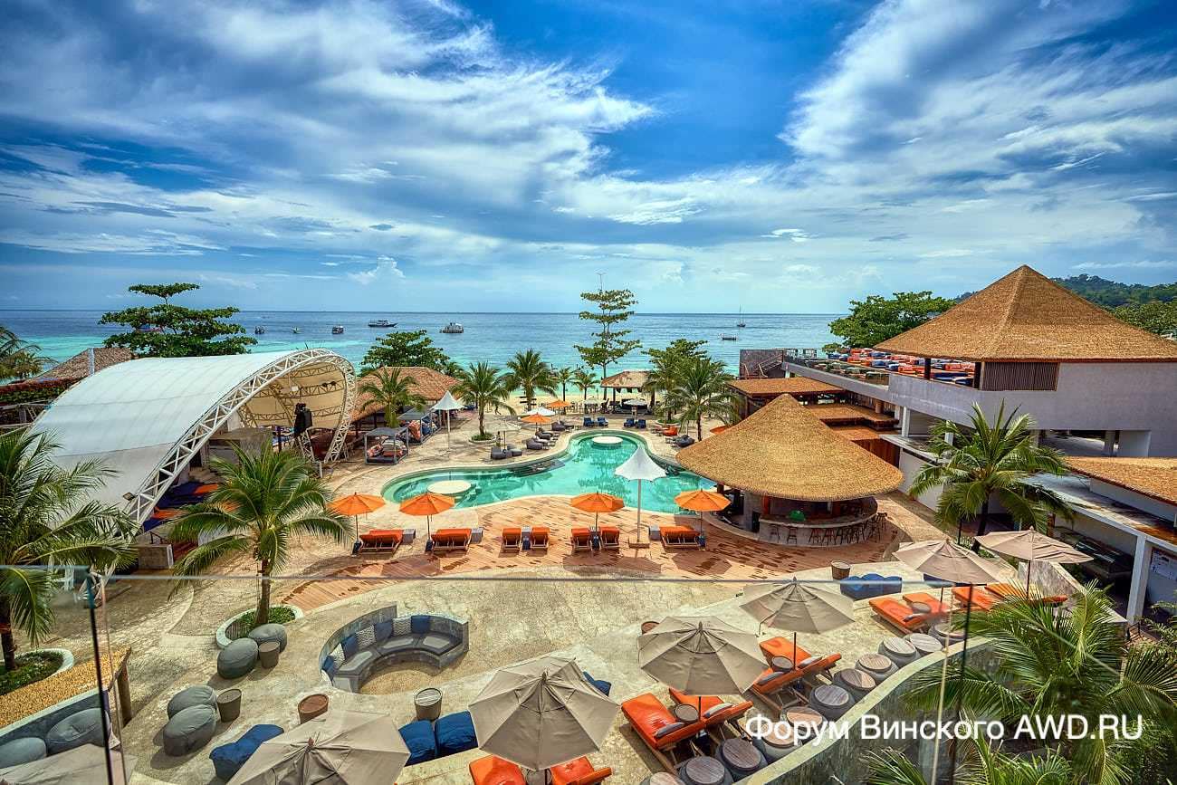 Вид из пентхауса Ananya Lipe Resort