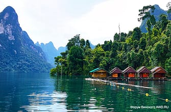 Озеро Чео Лан в парке Као Сок