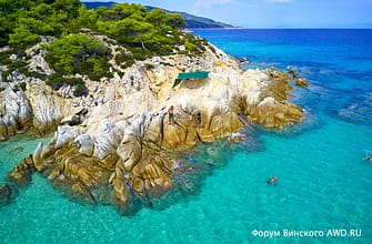 Orange beach Ситония фото