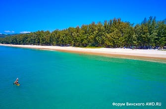 Банг Тао обзор северной части пляжа