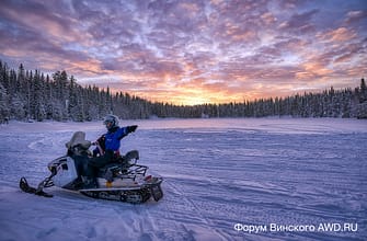 Аренда снегохода в Финляндии