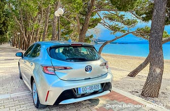 На машине по Хорватии в марте 2021