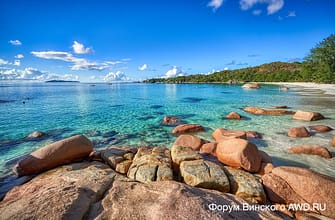 Пляжи острова Праслин