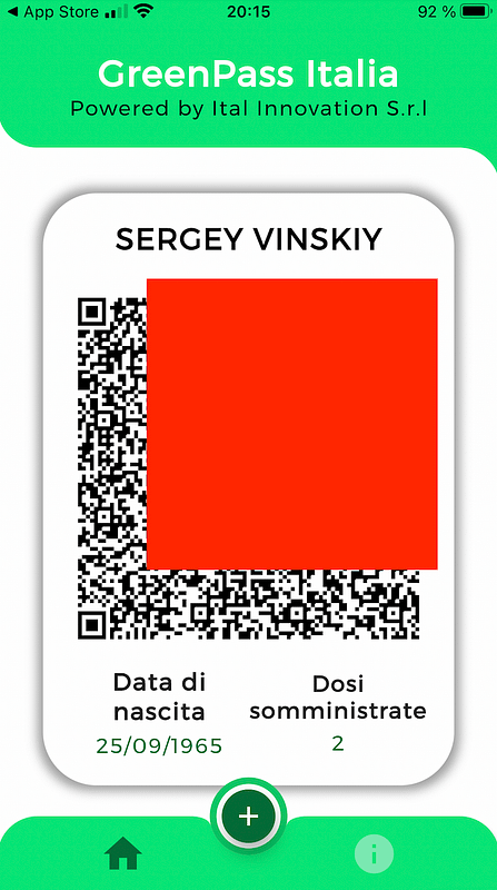 Грин пасс в Италии