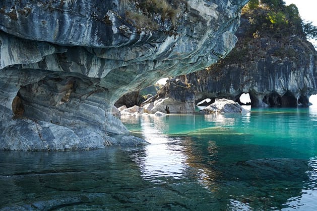 Мраморные пещеры Патагония Чили