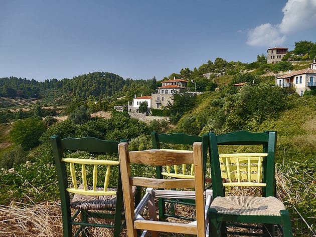 Парфенонас красивая деревня