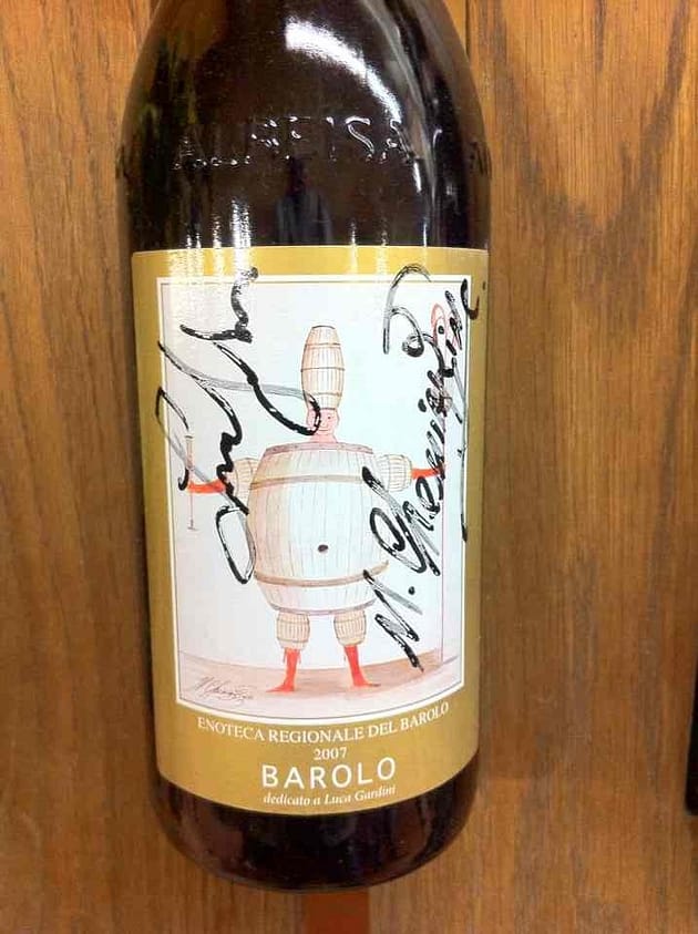 Этикетка Бароло от Шемякина