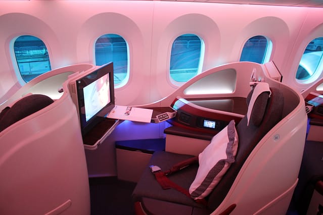 Бизнес класс Boeing 787 Qatar Airways