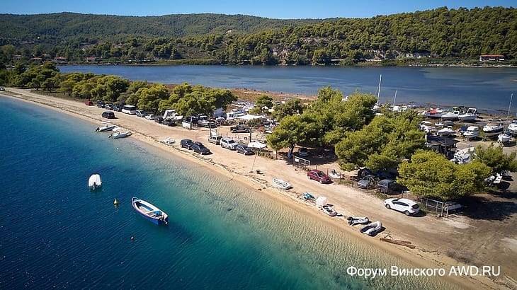 Пляж Ливари на Ситонии