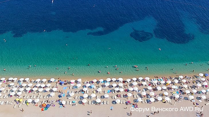 Брач пляж Золотой рог (Zlatni Rat)
