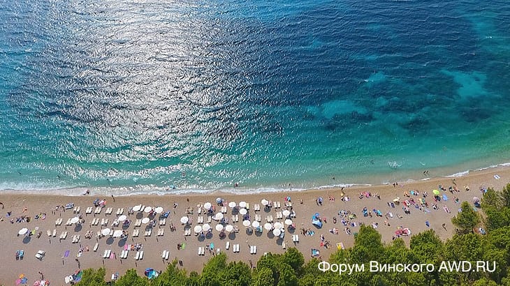 Брач пляж Золотой рог (Zlatni Rat)