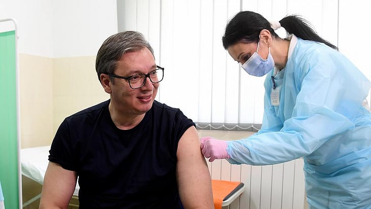 Вакцинация в Сербии туристов из России