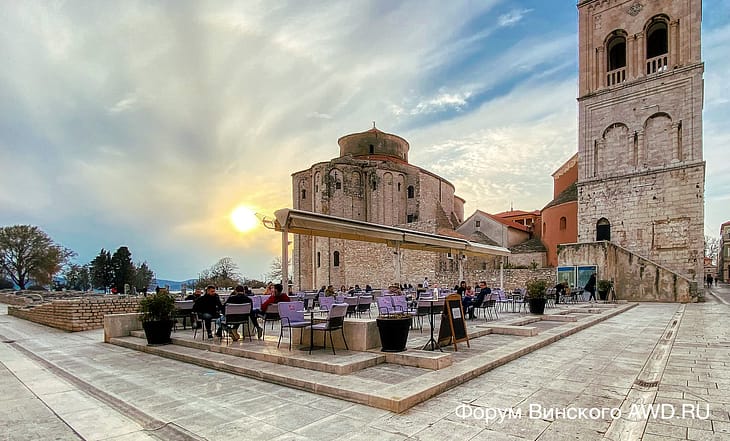 Задар старый город Хорватия