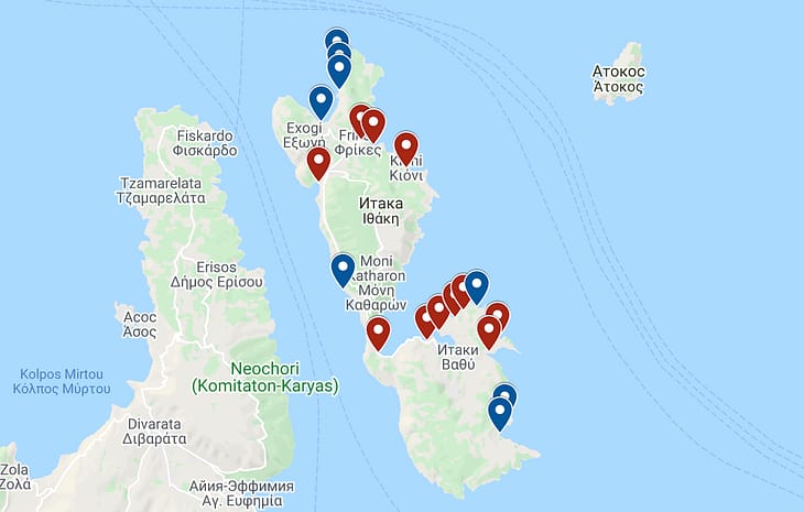 Пляжи Итака