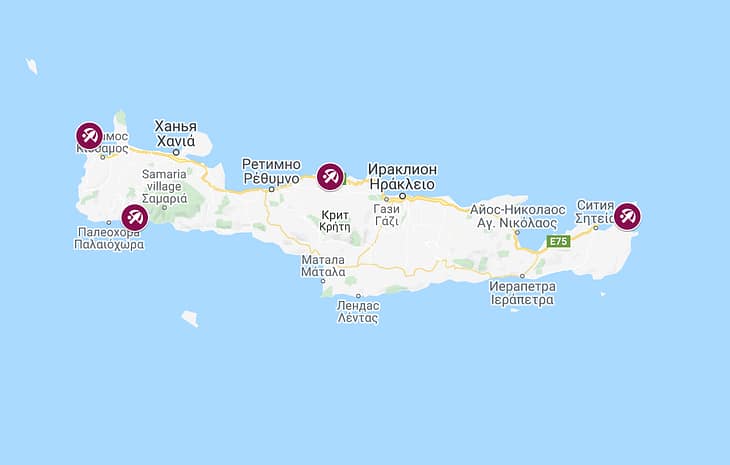 Пляжи Крита