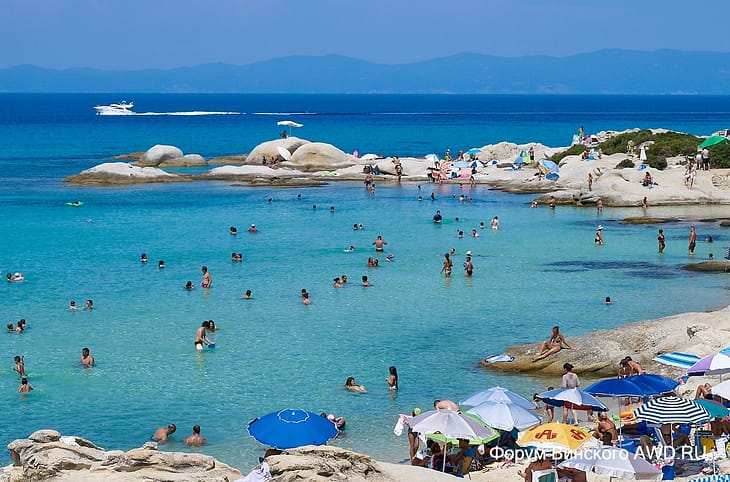 Пляж Кавуротрипес Халкидики