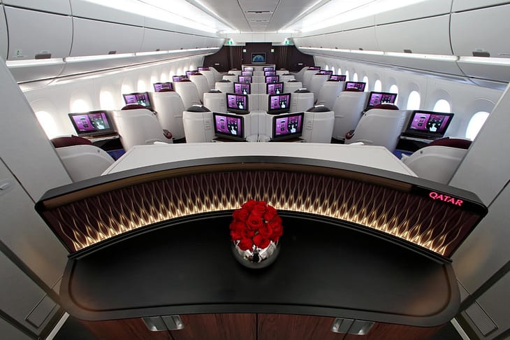Новый A350 Qatar Airways отзыв