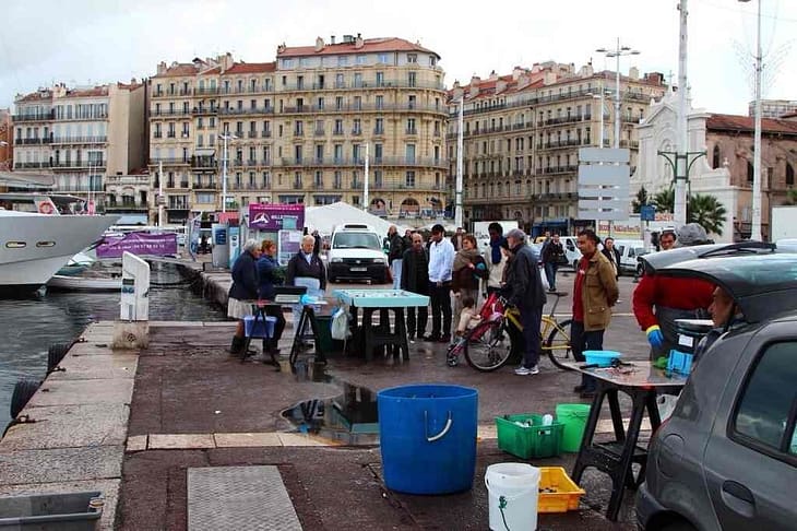 Рыбный рынок в Марселе