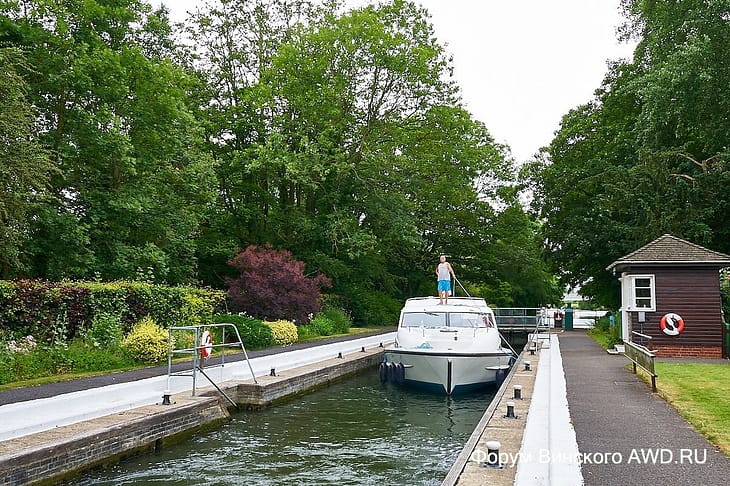 Круиз по Темзе Лондон Оксфорд шлюзы