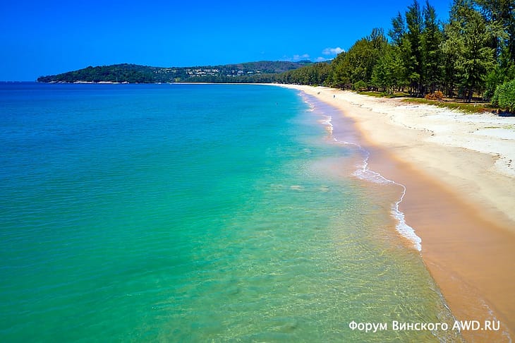 Банг Тао обзор северной части пляжа