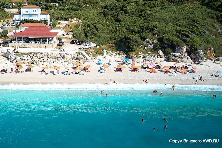 Песчаные пляжи на Кефалонии