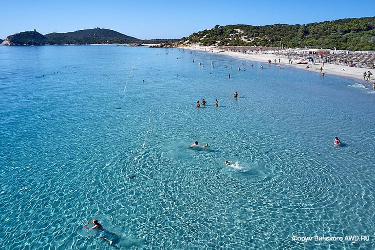 Пляж Симиус (Simius beach) Сардиния
