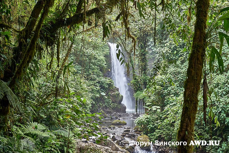 Водопады в Коста Рике