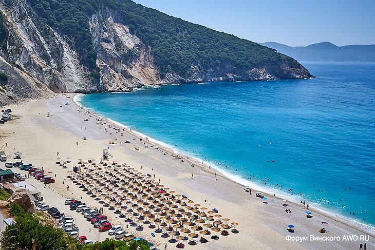 Пляж Миртос Кефалония