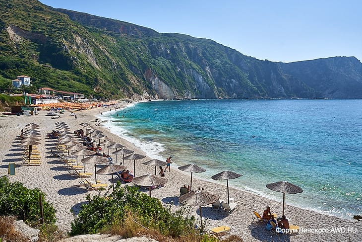 Пляж Петани Кефалония