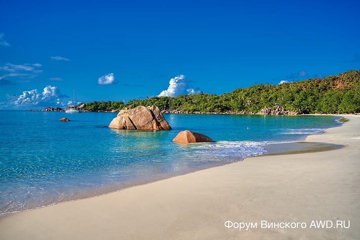 Пляж Anse Lazio Сейшелы