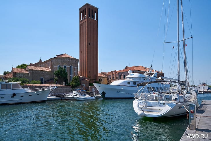 Марины стоянки яхт в Венецианской лагуне