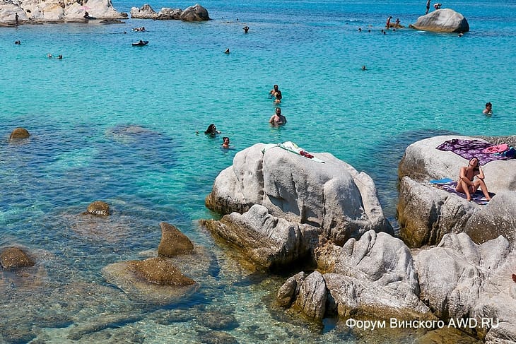 Пляж Кавуротрипес Портокали Халкидики