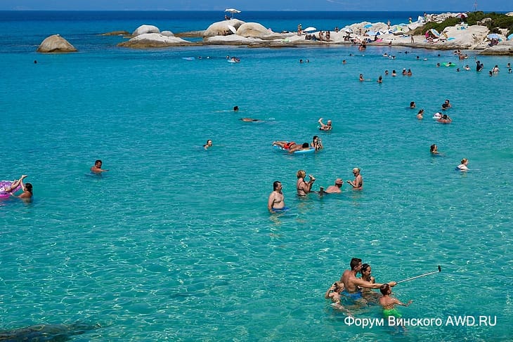 Пляж Кавуротрипес Ситония