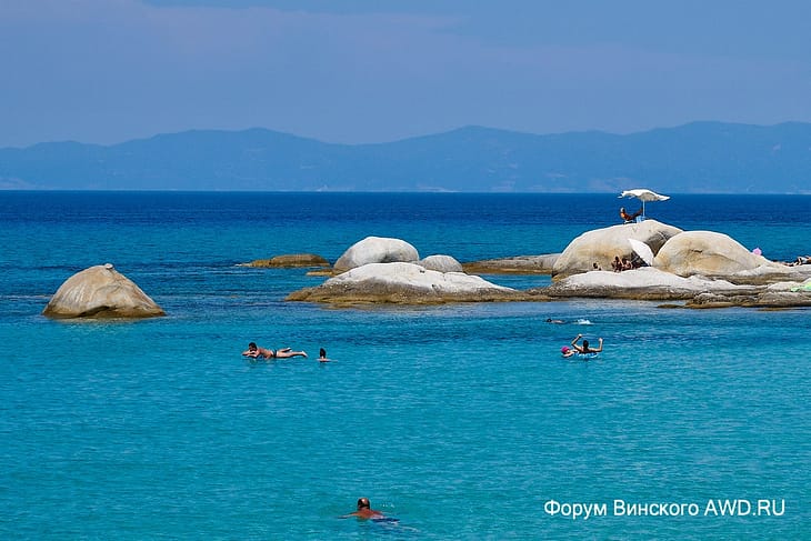 Пляж Кавуротрипес Халкидики