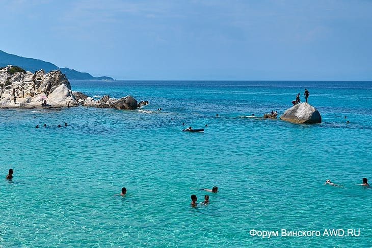 Пляж Кавуротрипес Халкидики
